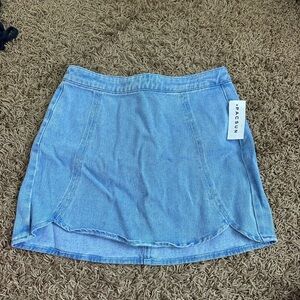 PacSun Sky Blue Mini Skirt